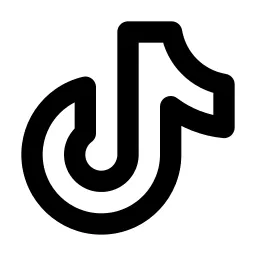 Brand Tiktok Line Icon