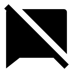 Chat Off Fill Icon