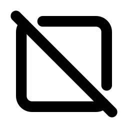 Square Off Line Icon