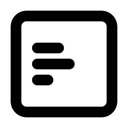 Align Box Left Middle Line Icon