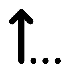 Axis Y Line Icon