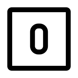 O Square Icon