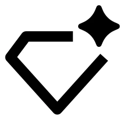 Diamond Line Icon