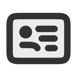 Identification Duotone Icon