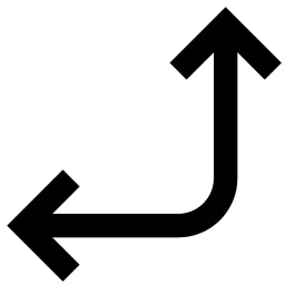 Up Left Arrows Icon