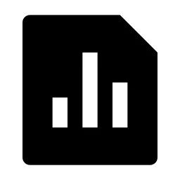 File Chart Fill Icon