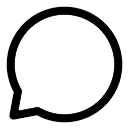 Chat Bubble Empty Icon