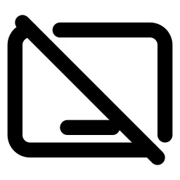 Device Ipad Horizontal Off Line Icon