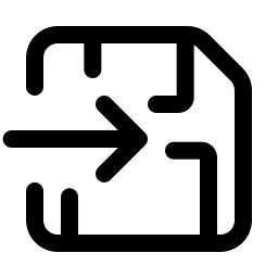 Floppy Disk Arrow In Icon
