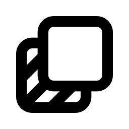 Layers Selected Bottom Line Icon