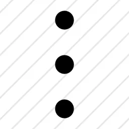 Dot Grid 1x3 Vertical, Menu, Drag, Grab Icon