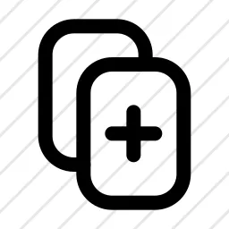 Slides Tall Add Icon