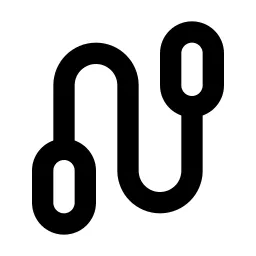 Jump Rope Line Icon