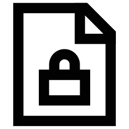 Lock File Icon