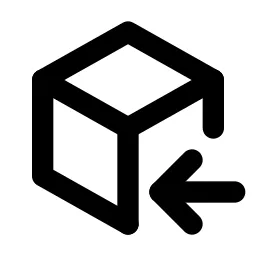 Package Import Line Icon