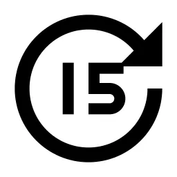 Forward 15 Fill Icon
