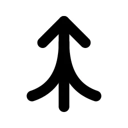 Arrow Merge Both Line Icon