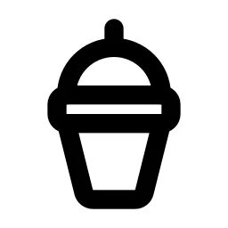 Milkshake Line Icon