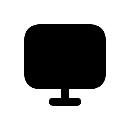Monitor Fill Icon