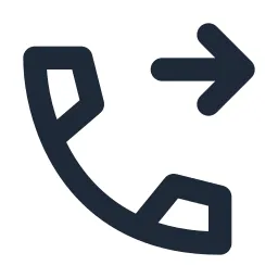 Phone Forward Line Icon