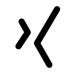 Brand Xing Line Icon