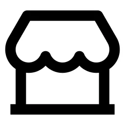 Store 2 Line Icon