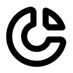 Chart Donut Line Icon