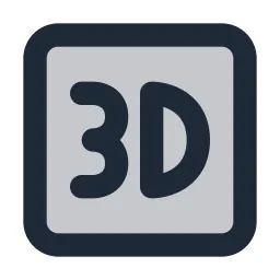 3d Box Duotone Icon