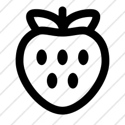 Strawberry Dessert Icon