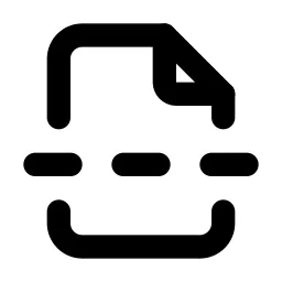 Page Break Line Icon