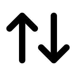 Arrows Sort Line Icon