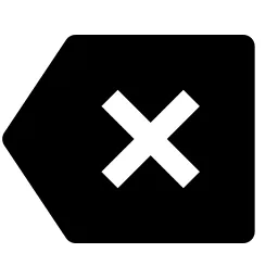 Delete Back 2 Fill Icon