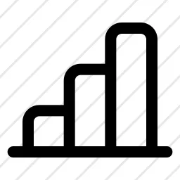 Chart 6 Statistics Graph Icon