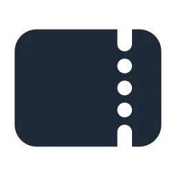 Ticket Solid Icon