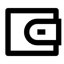 Wallet 3 Line Icon