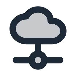 Cloud Connect Duotone Icon