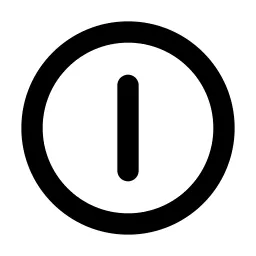 Circle Letter I Line Icon