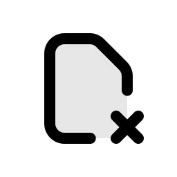File Close Duo Icon