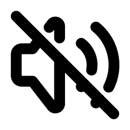 Volume Off Line Icon