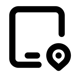 Device Ipad Pin Line Icon