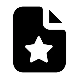 File Star Icon