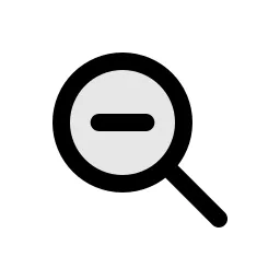 Zoom Out Duo Icon