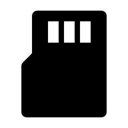 Sd Card Mini Fill Icon