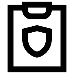 Clipboard Shield Icon