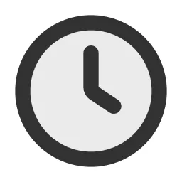 Clock Duotone Icon