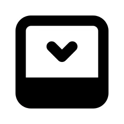 Layout Bottombar Collapse Icon