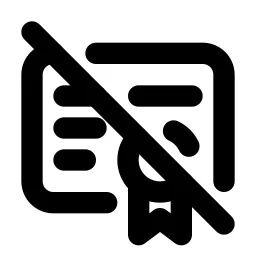 Certificate Off Line Icon