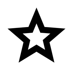Star S Line Icon