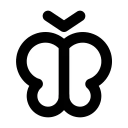 Butterfly Line Icon