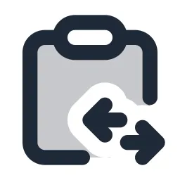 Clipboard Change Duotone Icon